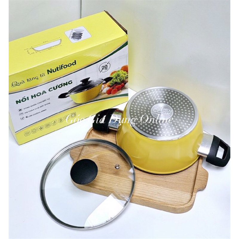 NỒI ĐÁ HOA CƯƠNG 20cm. QUÀ TẶNG TỪ NUTIFOOD