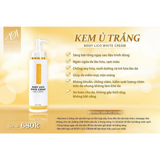 Kem ủ trắng ada group 250g
