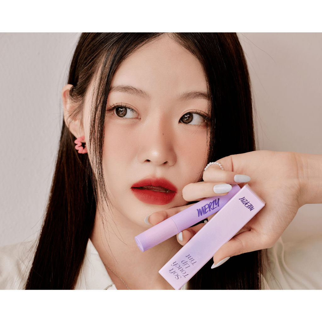 [New Season 2] Son Kem Siêu Lì, Siêu Mịn Môi Hàn Quốc Merzy Soft Touch Lip Tint 3g