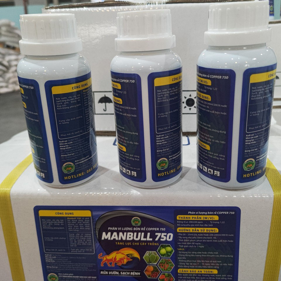 Thuốc trừ nấm bệnh tăng lực MANBULL EVA63 nhập khẩu từ Tây Ban Nha