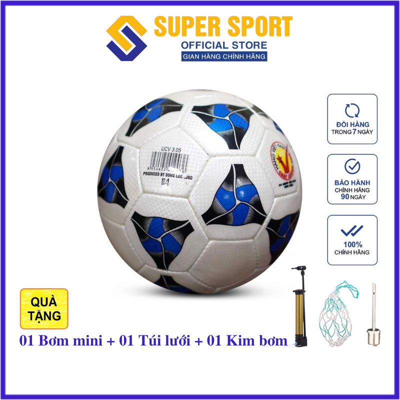 Bóng đá size 4 Động Lực UCV 3.05, bóng động lực số 4 tặng bơm bóng mini