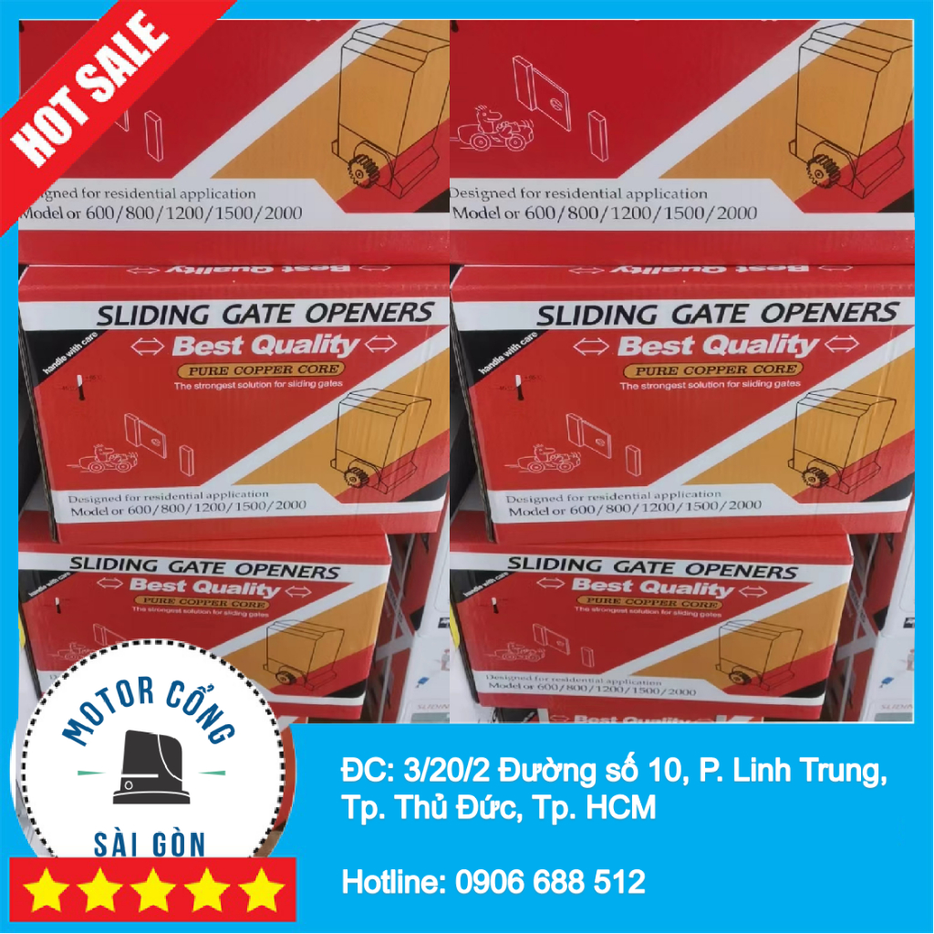 Motor cổng lùa tự động bằng app điện thoại - Motor cổng lùa Đài Loan Chính Hãng