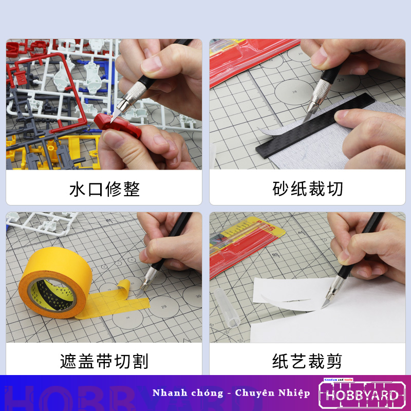 Dao mô hình Ninsea  tặng kèm hộp lưỡi dao dự phòng
