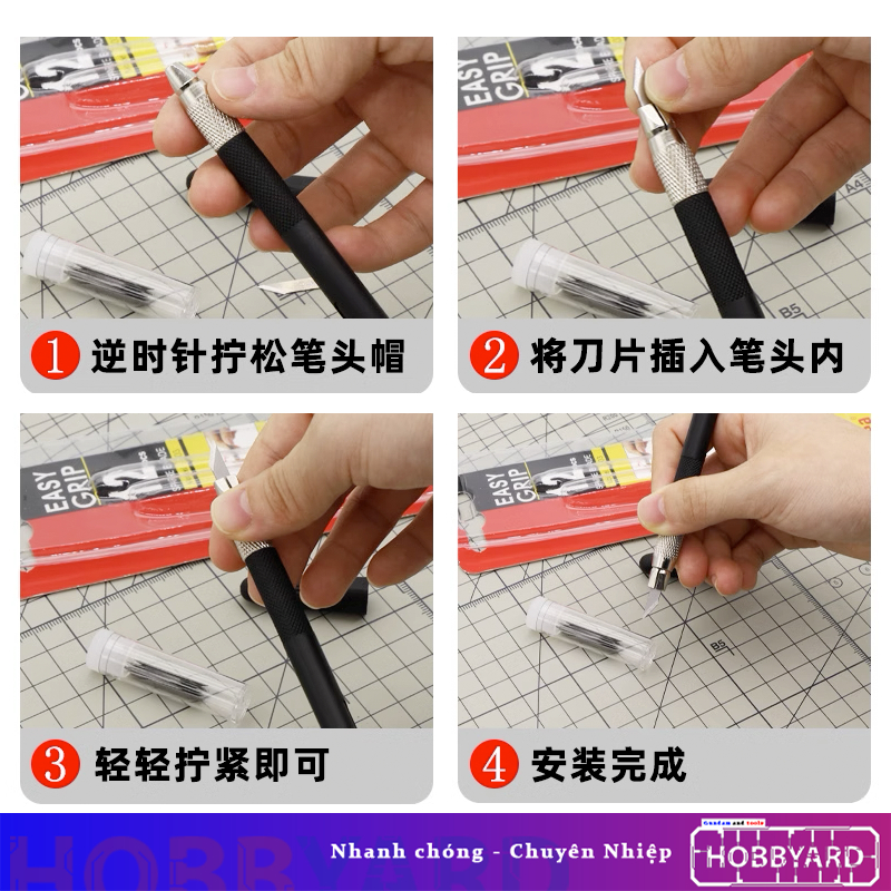 Dao mô hình Ninsea  tặng kèm hộp lưỡi dao dự phòng