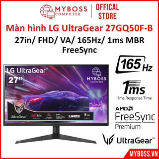 Màn hình lg ultragear 27gq50f-b 27in/ fhd/ 165hz/ 1ms mbr/ freesync