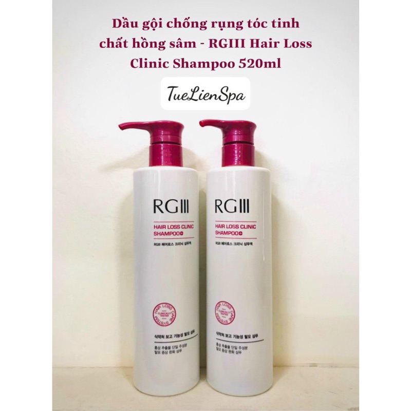 Dầu Gội Chống Rụng Tóc Tinh Chất Hồng Sâm RGIII Hair Loss Clinic Shampoo 520ml