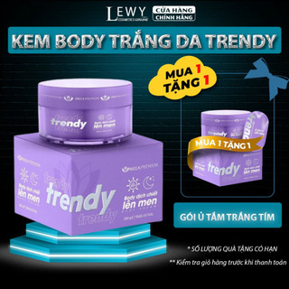 Kem body trendy tím MEEA dưỡng trắng da body, kem dưỡng ẩm body kích trắng nâng tone da tặng gói ủ trắng 250gr