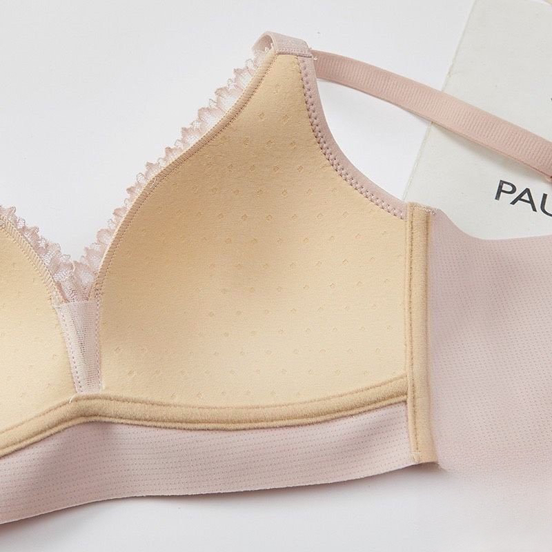 Áo lót nữ su đúc thông hơi không gọng big size HA48 nâng ngực phối ren mềm mại