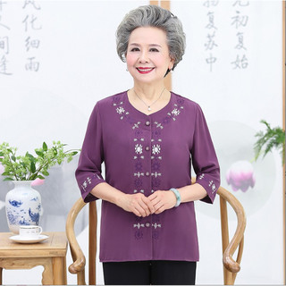 Áo sơ mi cho bà cao niên / Áo dự tiệc cho bà già