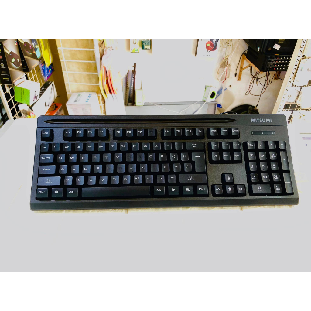 Bàn Phím MITSUMI 8838 Cổng USB có dây màu đen