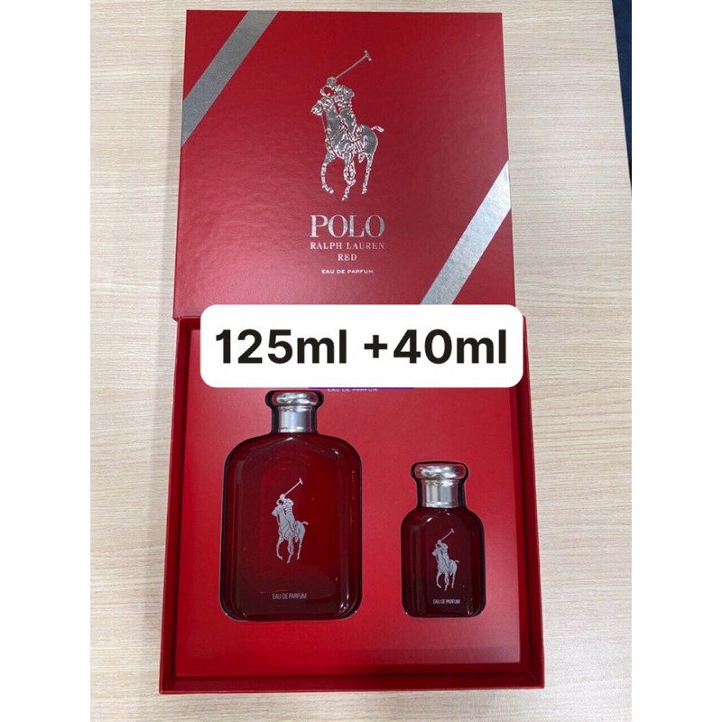 Set nước hoa nam Ralph Lauren Polo Red Men EDP 125ml + 40ml