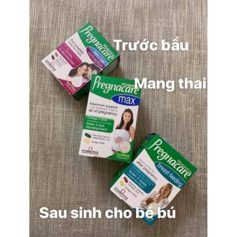 Bộ sản phẩm Pregnacare của Anh