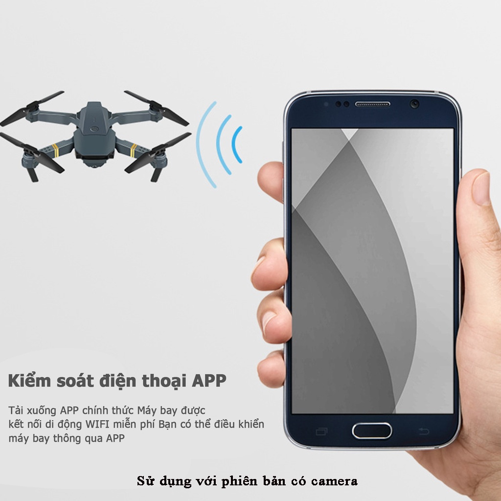 Hàng giao ngay 🛩️Flycam E58 drone đầy đủ chức năng, phiên bản mới không camera giá rẻ