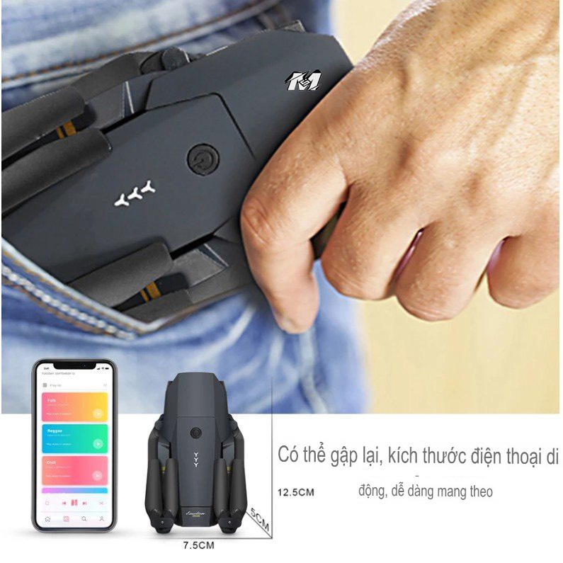 Hàng giao ngay 🛩️Flycam E58 drone đầy đủ chức năng, phiên bản mới không camera giá rẻ