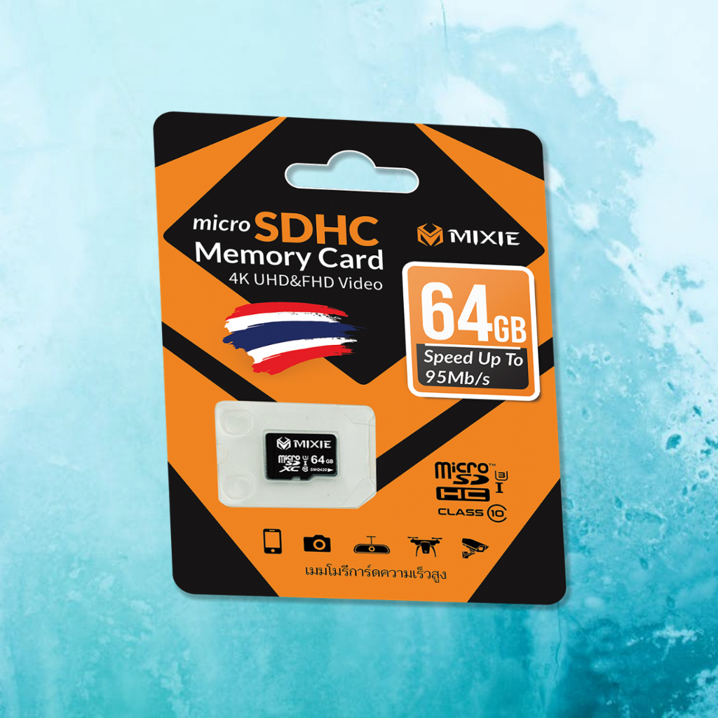 Thẻ Nhớ 64gb Mixie Class 10 Chính Hãng - Thẻ Nhớ Camera, Thẻ Nhớ Điện Thoại Chất Lượng - Thẻ Nhớ Micro SD Bảo Hành 3 Năm