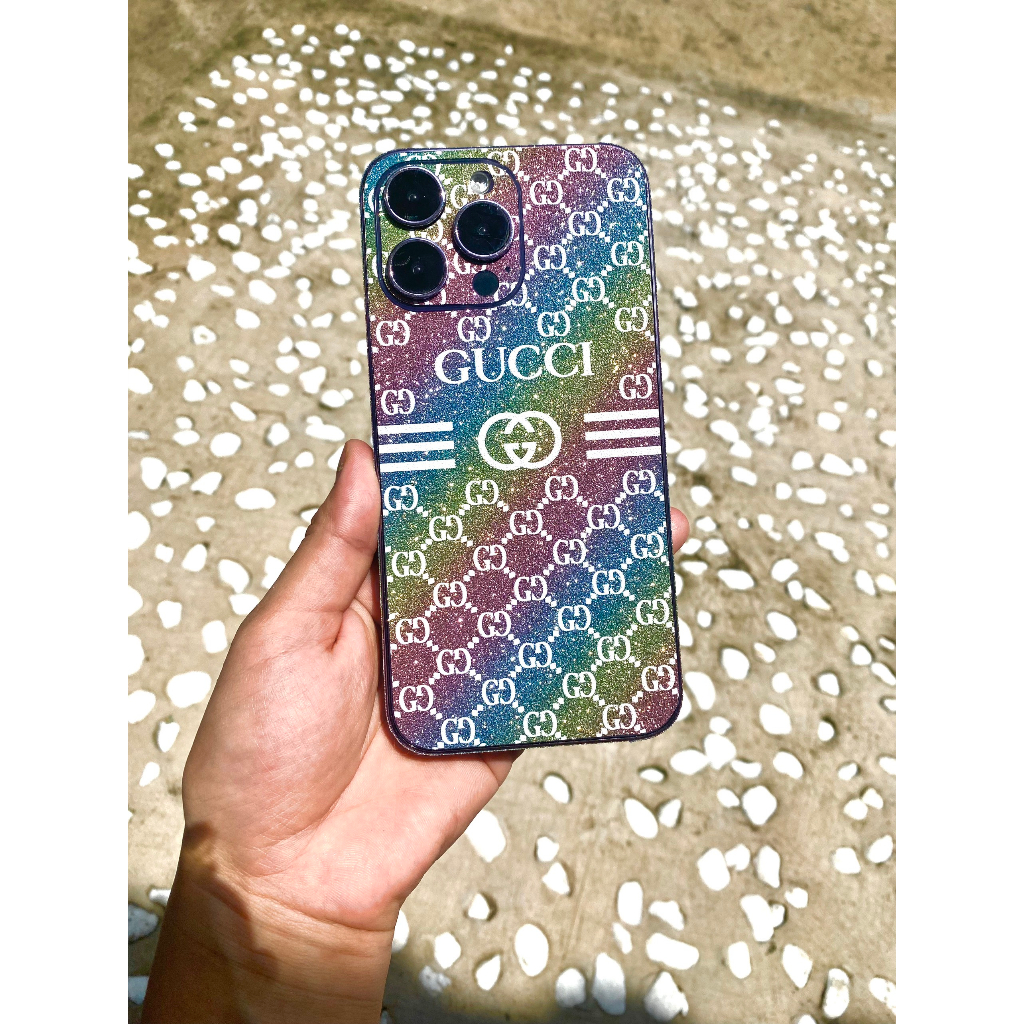 Skin nhũ cầu vồng - miếng dán điện thoại cho dòng iphone