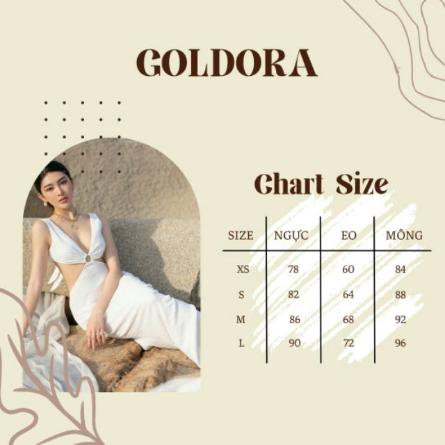 Áo cut out cúp ngực, dáng xòe xinh xắn