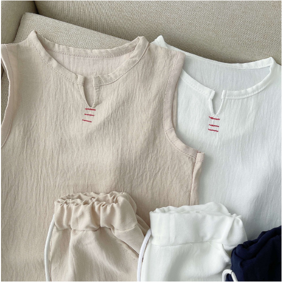 Bộ đũi cộc cho bé trai bé gái, đồ bộ cho bé phong cách Hàn Quốc  Be Korea