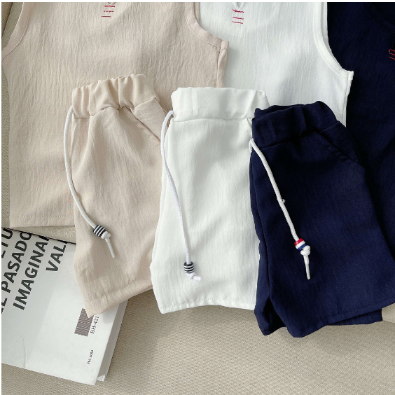 Bộ đũi cộc cho bé trai bé gái, đồ bộ cho bé phong cách Hàn Quốc  Be Korea