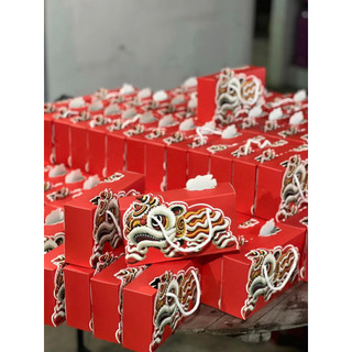Hộp trung thu 2 bánh múa lân 3d