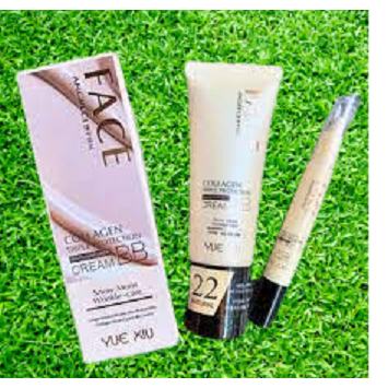 Kem lót bb face cream 3in1 che khuyết điểm , tạo khối Yue Xiu