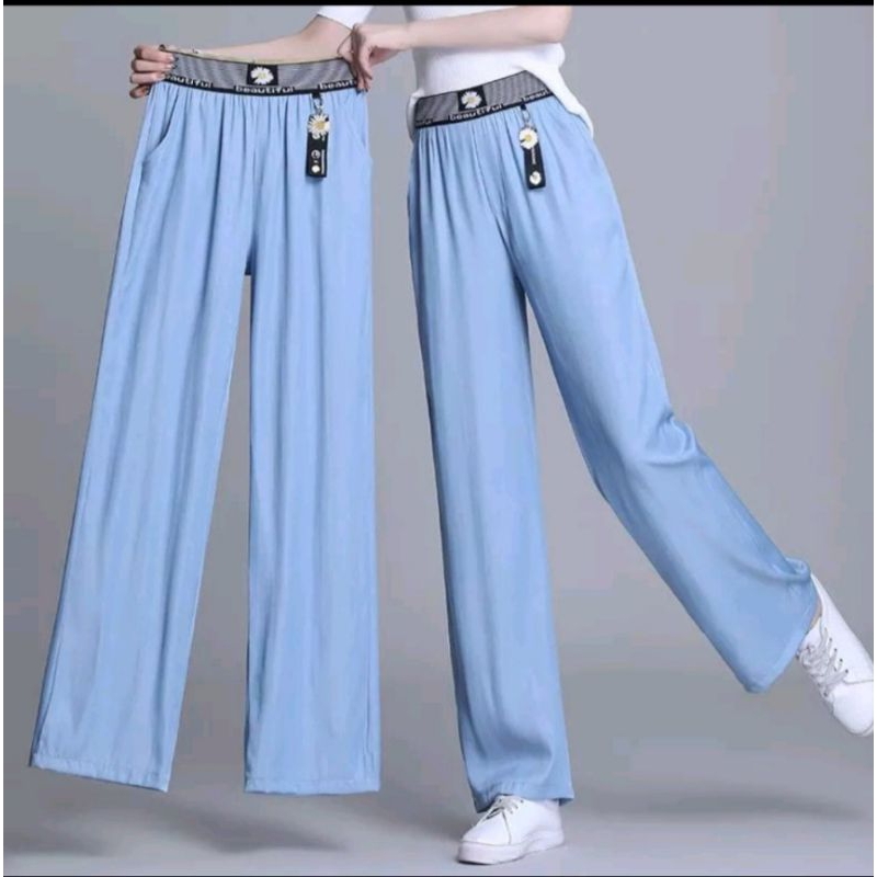 Quần dài jean giấy lụa thái mềm mại co dãn nhẹ