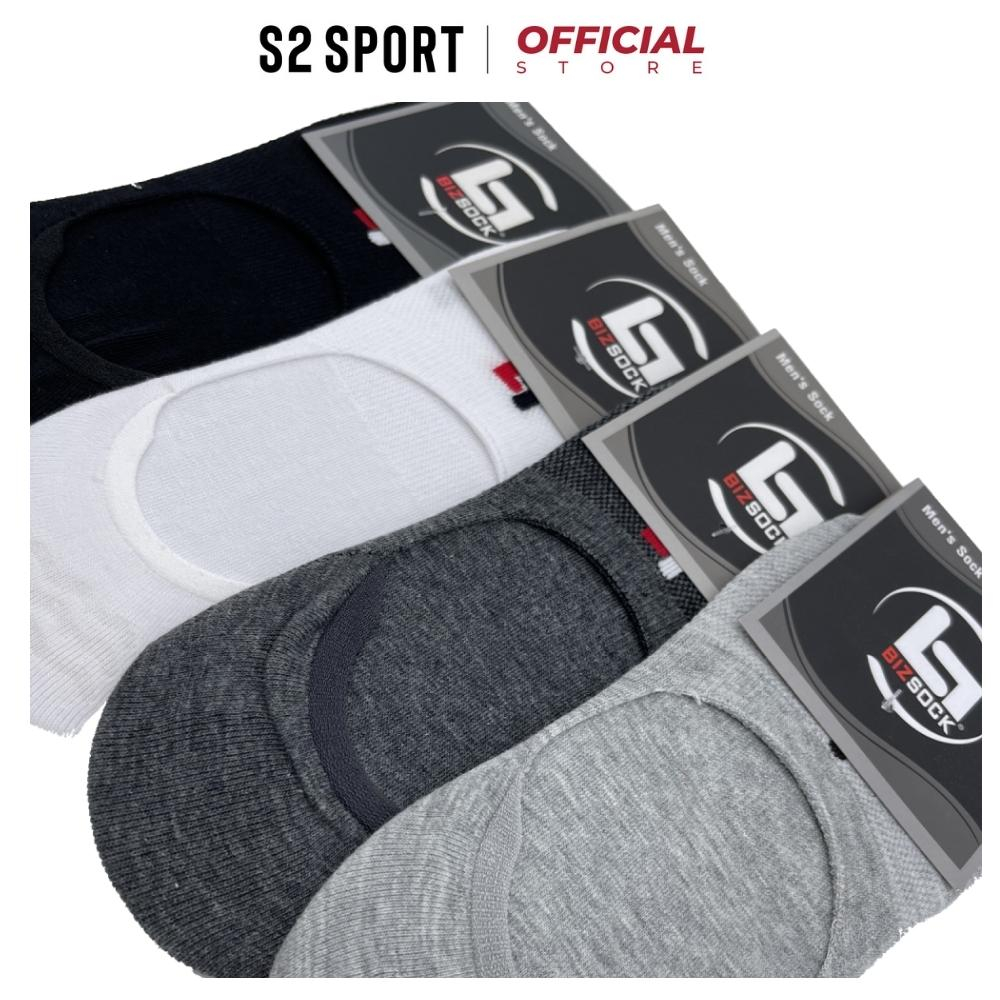 Tất vớ lười nam cao cấp S2 SPORT Bizsock BZS008 đi giày lười có đệm cao su chống trượt thoáng khí khử khuẩn chống hôi