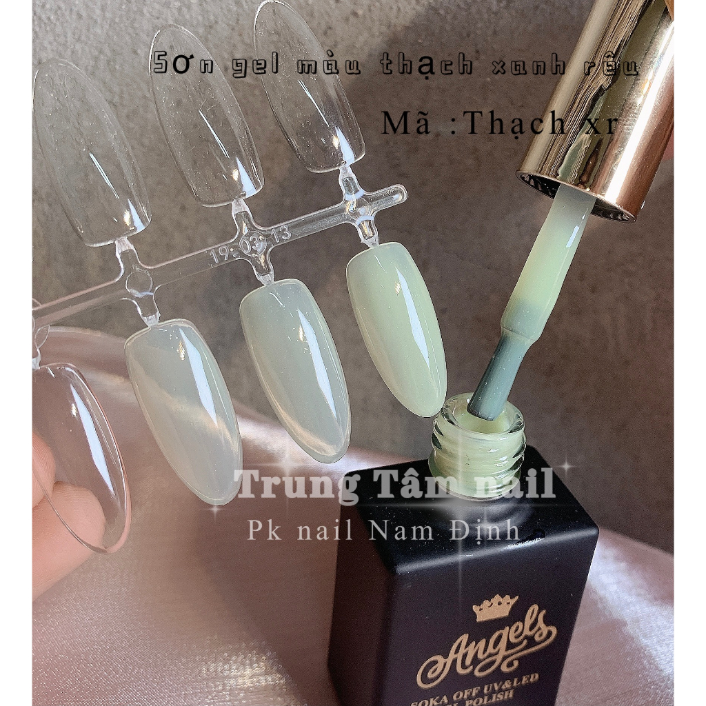 Sơn Thạch Rêu Nail  màu siêu đẹp trang trí móng mới 15ml-Sơn gel móng tay thạch