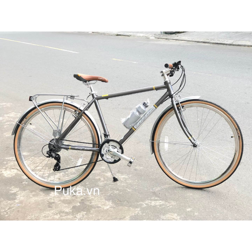 Xe đạp touring Canifornia city 350 bánh 700c phù hợp cả nam và nữ