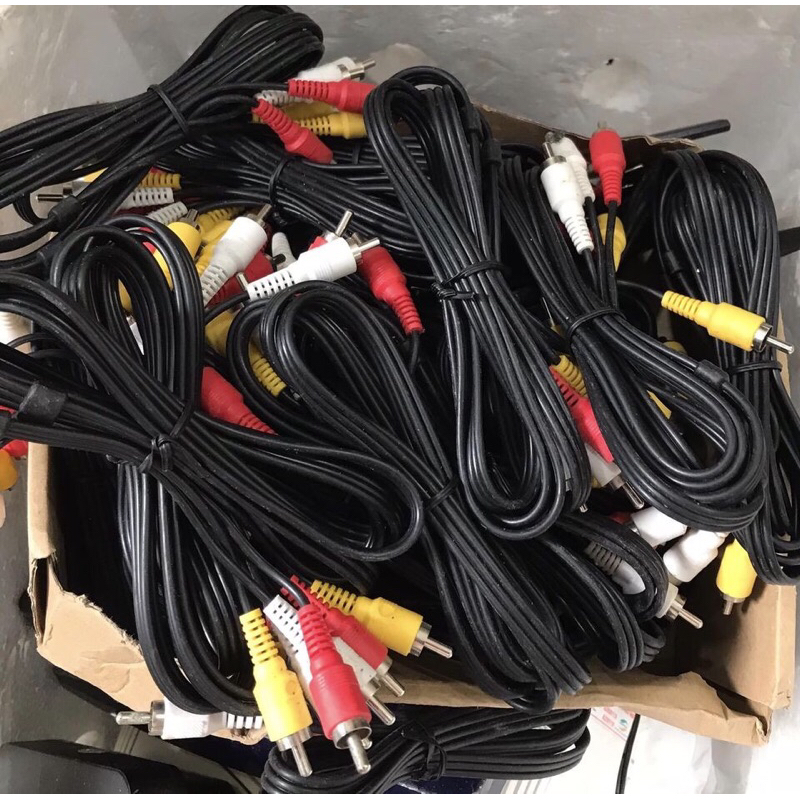 Dây AV dùng cho Tivi đời cũ chuyên kết nối Tivi và Đầu box 360 Viettel