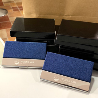 Hộp đựng namecard, ví đựng card visit, thẻ atm - miễn phí khắc tên, logo