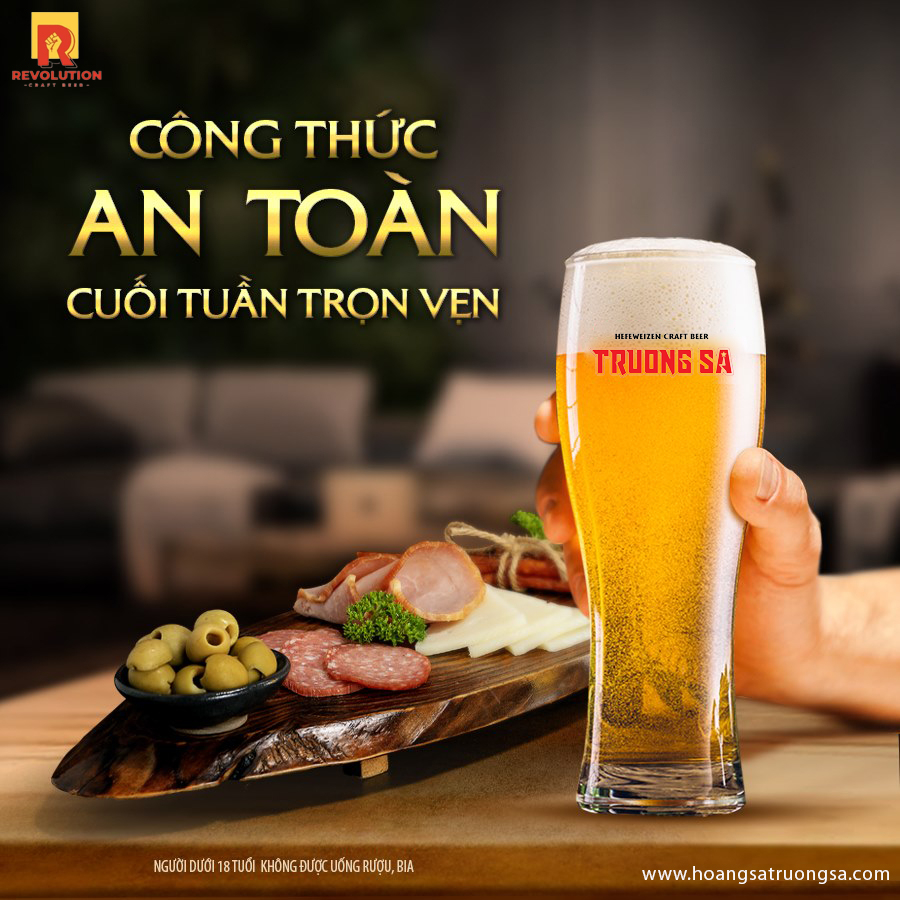BIA TƯƠI TRƯỜNG SA.Thùng 12 lon