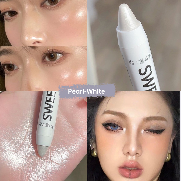 Ranliy💗Nhũ mắt Sweet Mint ánh kim lấp lánh không thấm nước lâu trôi