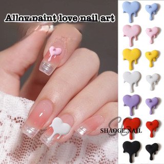 Charm tím chảy nail-charm tim chảy gắn trang trí móng cao cấp