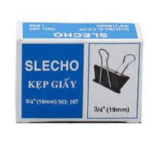 Combo 3 hộp Kẹp bướm 19mm (12 cái hộp)