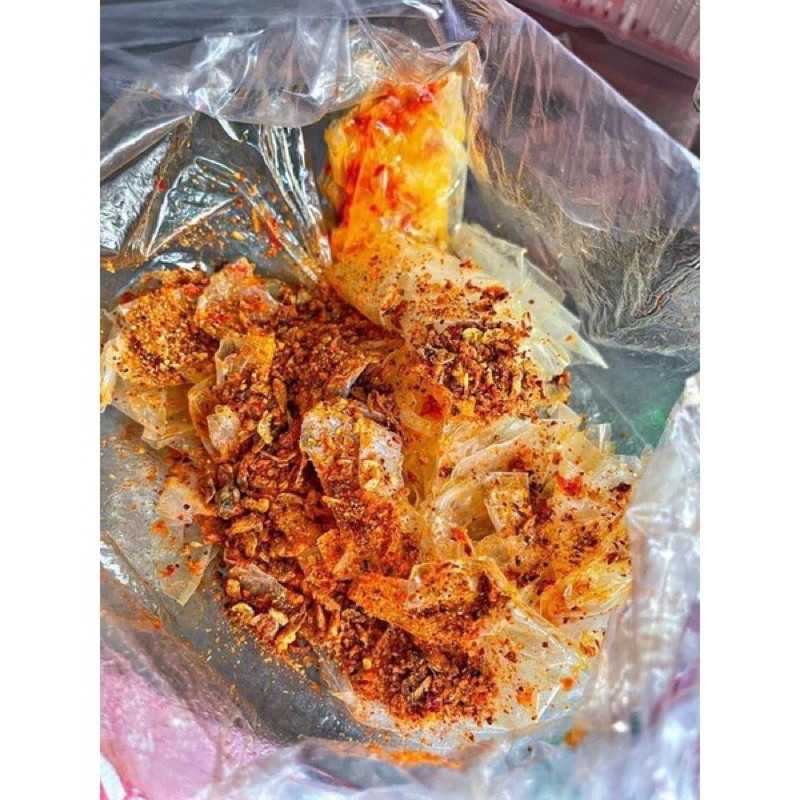 Bánh tráng phơi sương muối tôm sợi dẻo