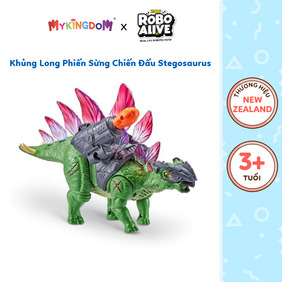 Đồ Chơi ROBO ALIVE Khủng Long Phiến Sừng Chiến Đấu Stegosaurus 7131