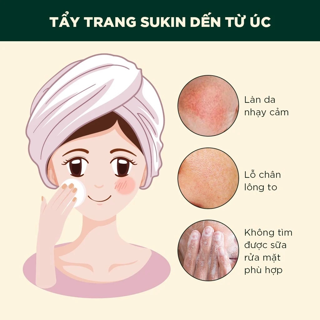 [HSD 30/11/2023] Nước Tẩy Trang Sukin Micellar Cleansing Water 250ml