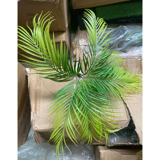 Cây dừa giả trang trí - Cành lá dừa giả  - Cây dừa giả cao 52cm, màu xanh tươi - YY132 (chưa bao gồm chậu)