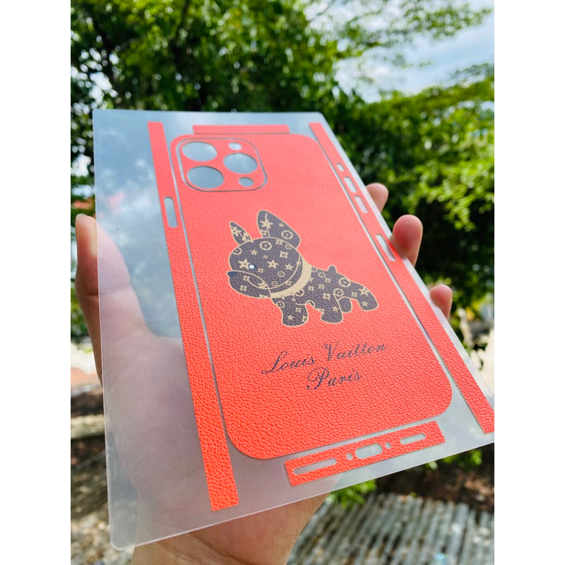Skin da 3M hoạ tiết cún con - Miếng dán điện thoại cho dòng iphone