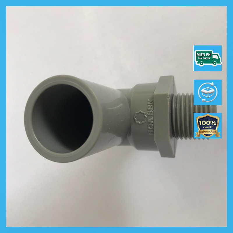 Tê ren ngoài 21 –  uPVC HOA SEN - loại dày
