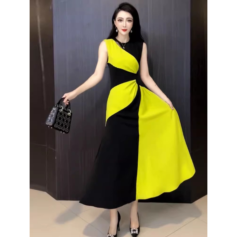 HÀNG NHẬP ĐẦM LỤA XÒE PHỐI MÀU CAO CẤP