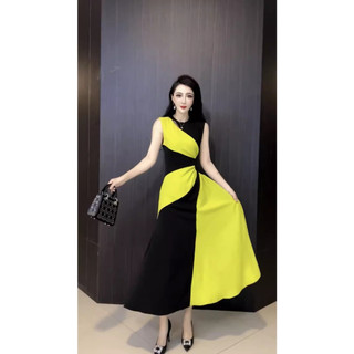 HÀNG NHẬP ĐẦM LỤA XÒE PHỐI MÀU CAO CẤP