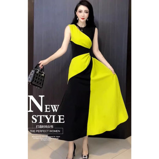 HÀNG NHẬP ĐẦM LỤA XÒE PHỐI MÀU CAO CẤP