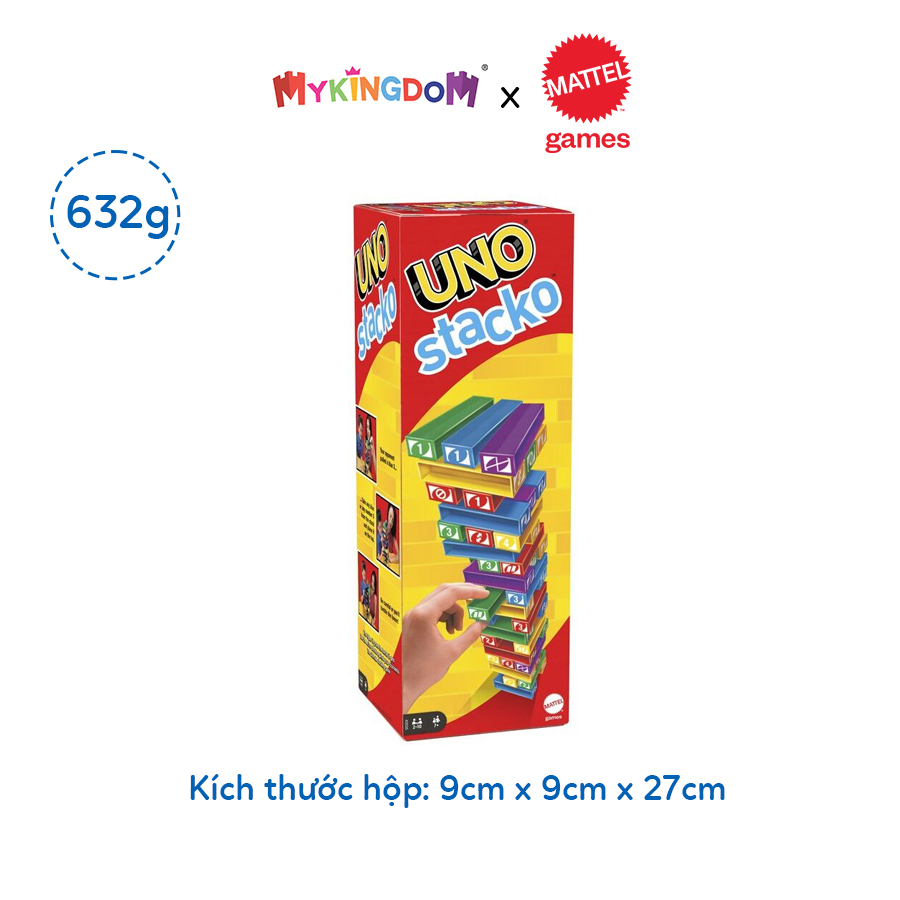 Đồ Chơi MATTEL GAMES Trò Chơi Trí Tuệ Uno Stacko 43535