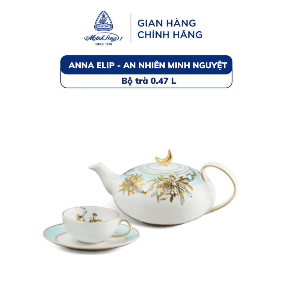 [Quà tặng đơn hàng 800k] Bộ Trà Minh Long 0.47 L - Anna Elip - An Nhiên Minh Nguyệt