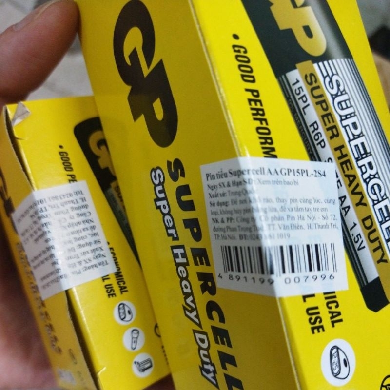 FREESHIP - 1 Hộp 40 viên Pin GP chính hãng AA - AAA gắn đồng hồ treo tường, Micro