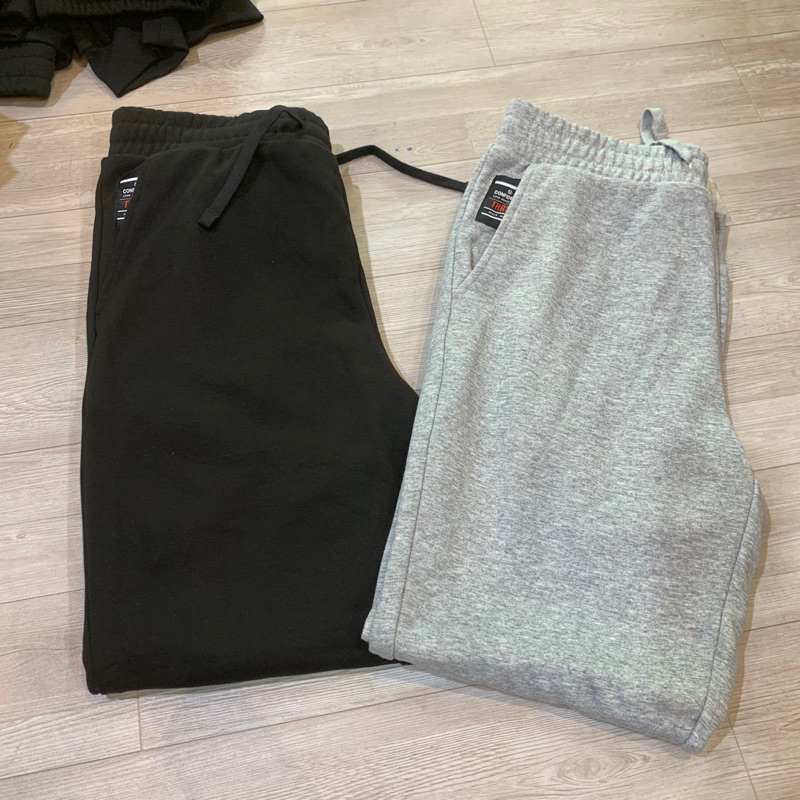 Quần jogger nỉ bông nam giới hàng dư