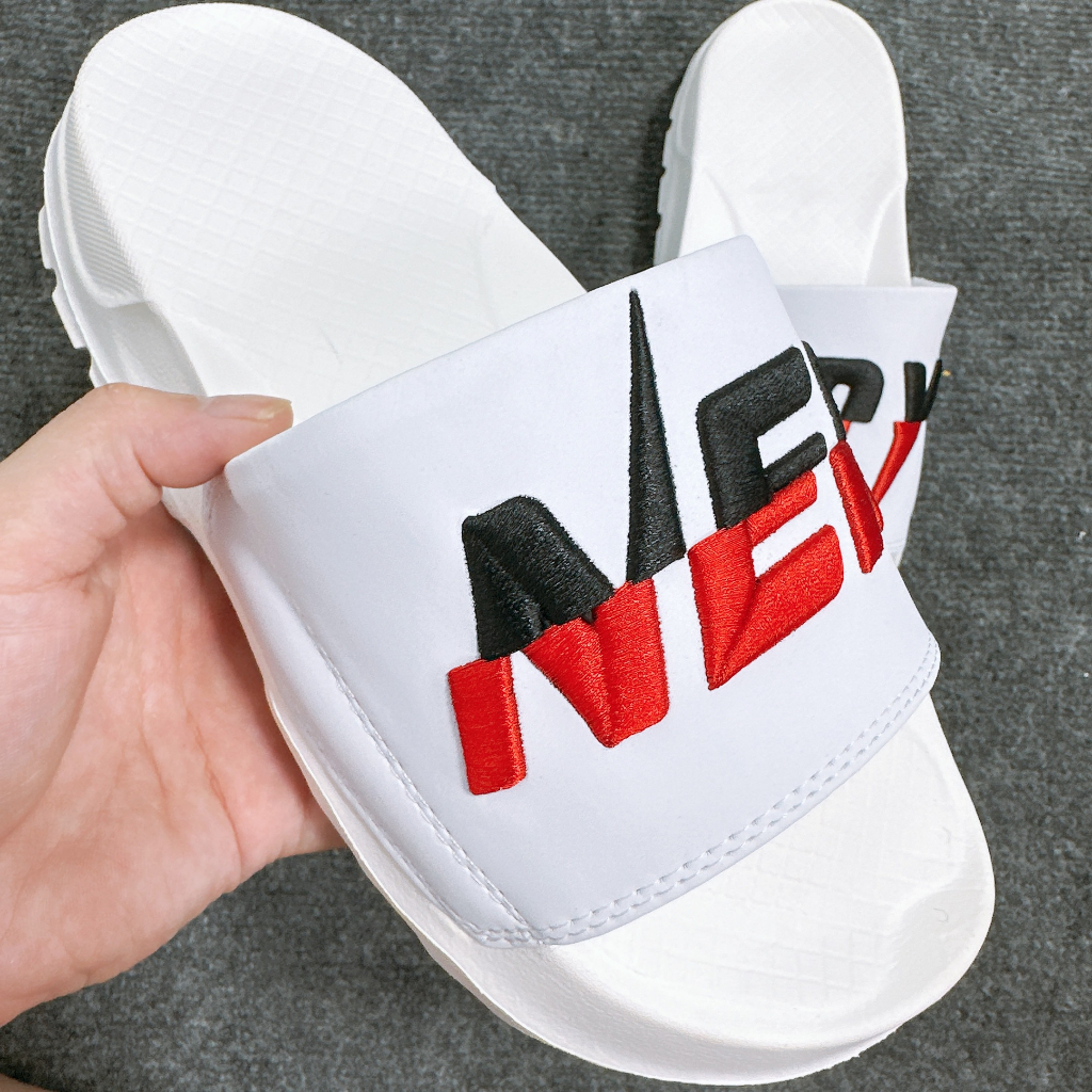 Dép NERRDY phối trắng đế 4cm nam nữ