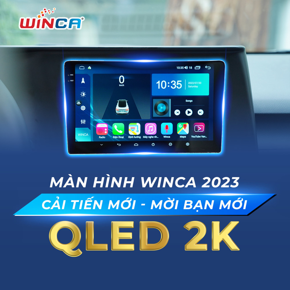 Màn Hình DVD Android Ô Tô Winca S300+ QLED 2K